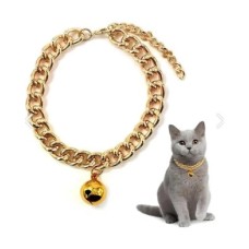 Gold Zincir Ayarlanabilir Kedi Kolyesi