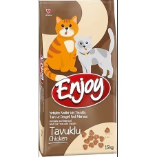 Enjoy Tavuklu Yetişkin Kedi Maması 15Kg