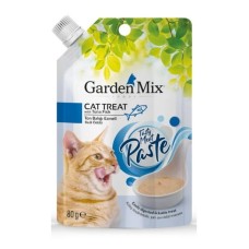 Garden Mix Cat Treat Ton Balıklı Sıvı Kedi Ödülü 80 gr